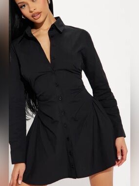sanya ruched dress fashion nova fashion nova Sanya ruched dress white Size XL